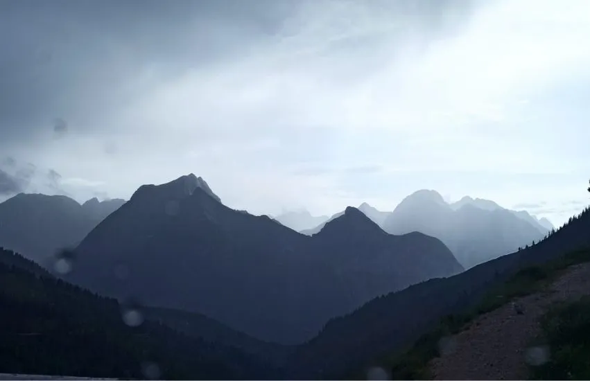 Blick auf das Karwendelgebirge