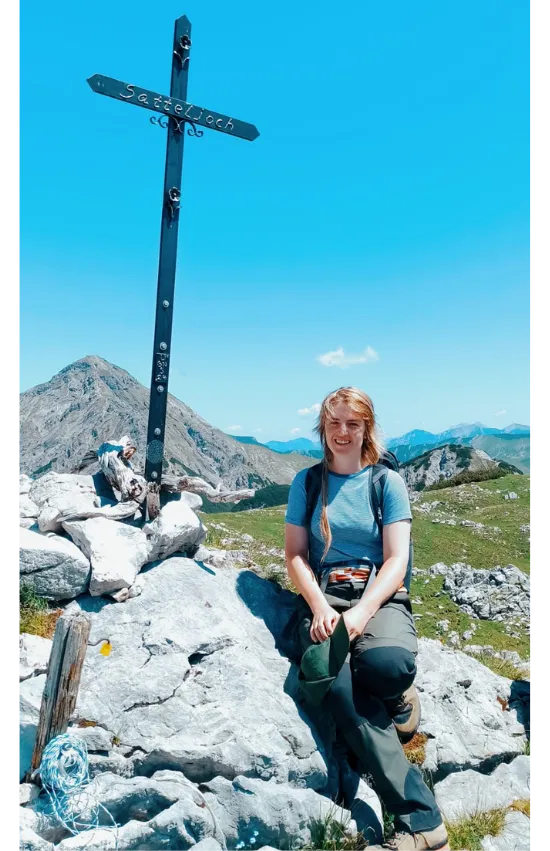 Am Kreuz auf dem Satteljoch
