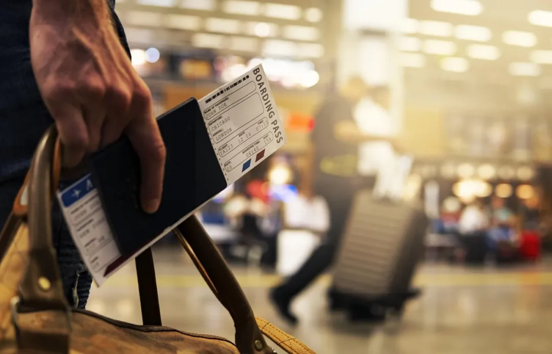 Lange Wartezeiten am Flughafen.